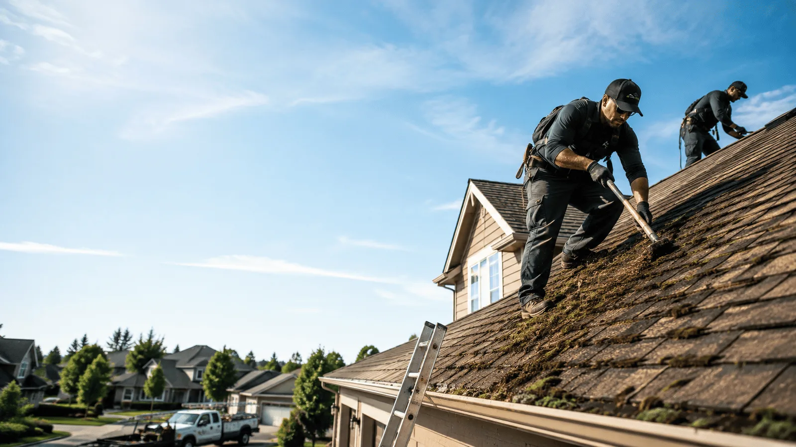 Roof Moss Removal in Crescent, OK near me